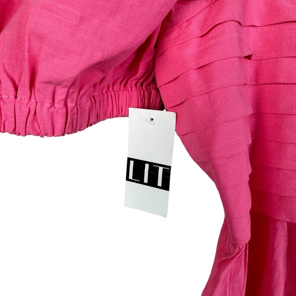 Minkpink Kalani Mini Dress Pink Size Large - Picture 6 of 10